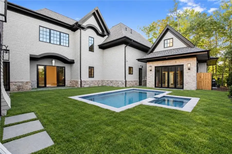 Exterior details and patio area of a home in , Alpharetta (Image 31).