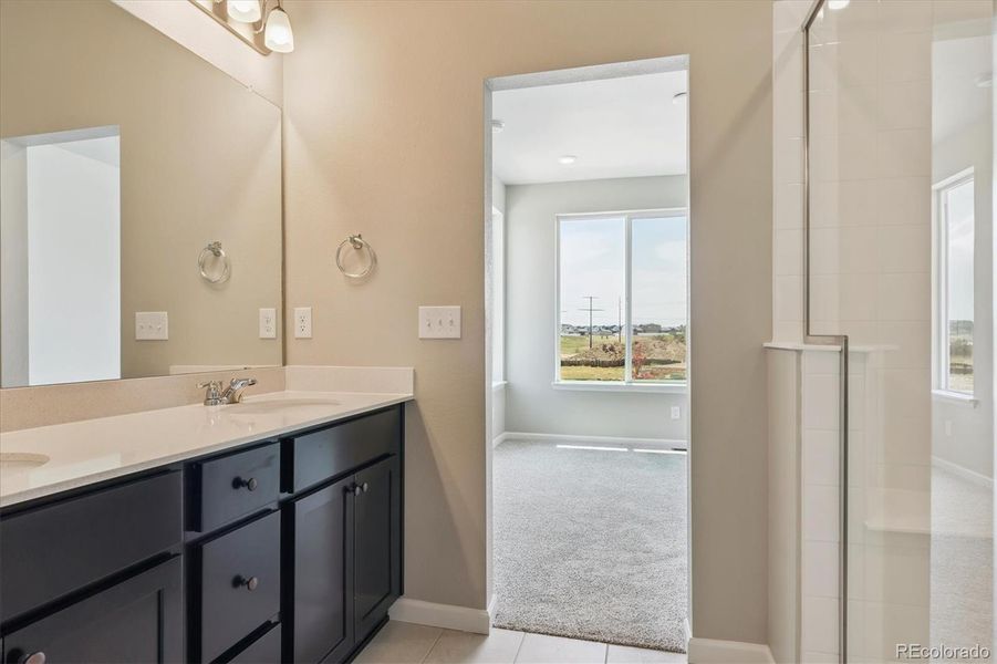 Furnished interior view inside a new home in , Castle Pines (Image 4). Furnished interior view inside a new home in , Castle Pines (Image 4).