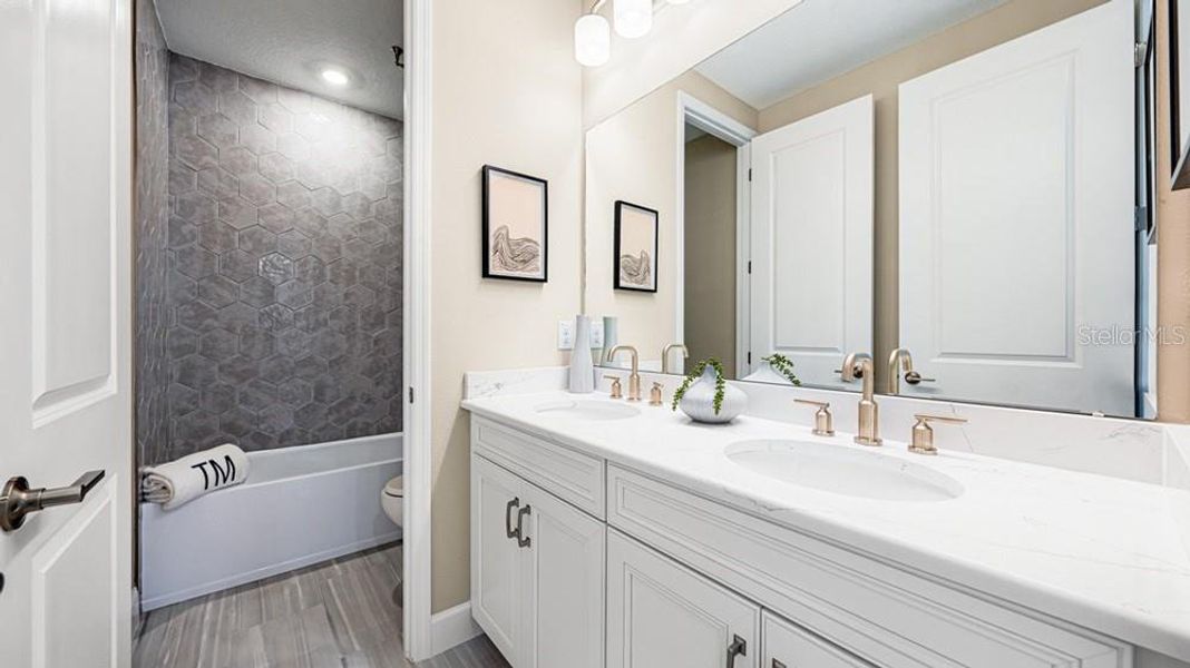 Furnished interior view inside a new home in Victoria Lakes, Odessa (Image 15). Furnished interior view inside a new home in Victoria Lakes, Odessa (Image 15).