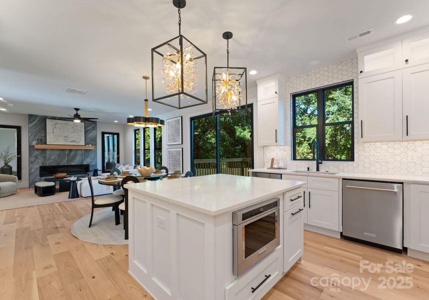 Furnished interior view inside a new home in , Charlotte (Image 4). Furnished interior view inside a new home in , Charlotte (Image 4).