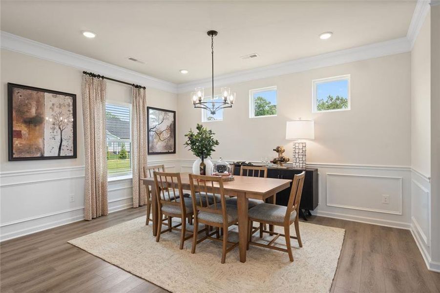 Furnished interior view inside a new home in Hillcrest Park, Ringgold (Image 26).