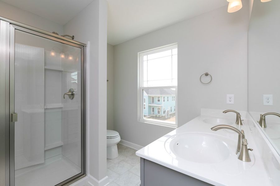 Representative furnished interior of a home built from the Dalton by Parkside Builders in The Parks of Mill Town, Chattanooga (Image 12).