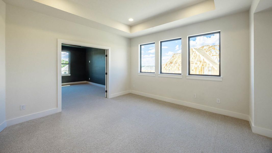 Spacious, unfurnished interior of a new home in Palmera Ridge, Leander (Image 8). Spacious, unfurnished interior of a new home in Palmera Ridge, Leander (Image 8).