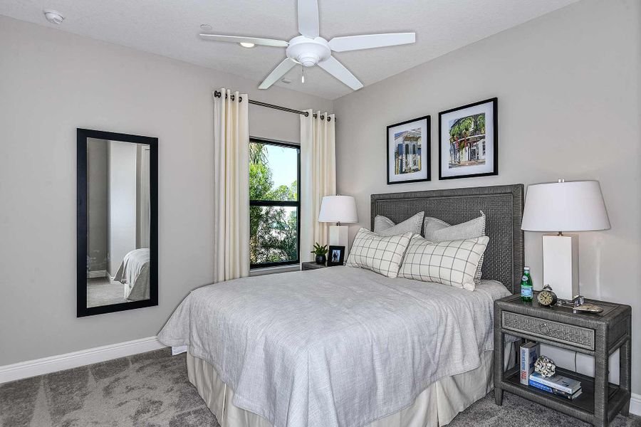 Furnished interior view inside a new home in Boca Royale Golf & Country Club at Wellen Park, Englewood (Image 9).