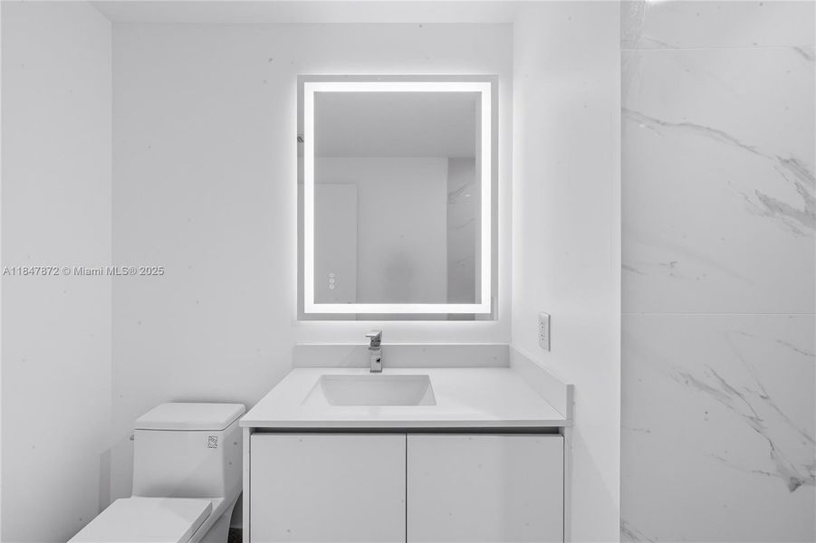 Close-up of interior finishes inside a home in Aria Reserve, Miami (Image 17).