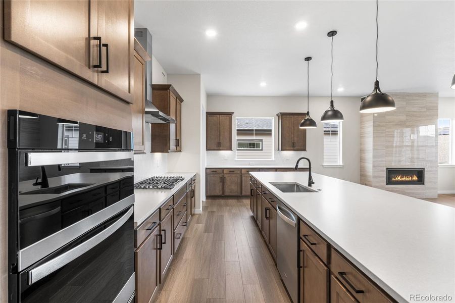 Furnished interior view inside a new home in Hilltop at Inspiration, Aurora (Image 21).