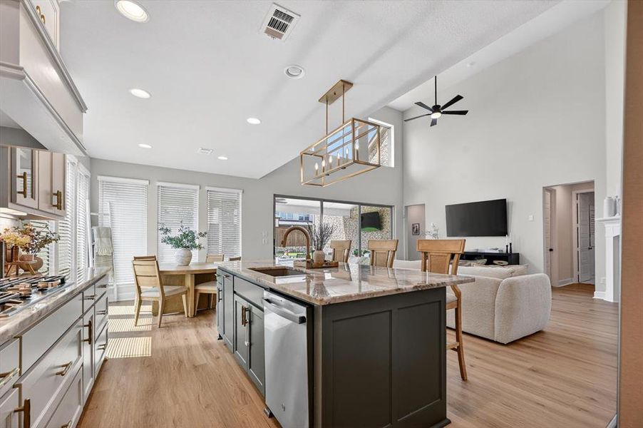 Furnished interior view inside a new home in The Parks at Wilson Creek, Celina (Image 25).