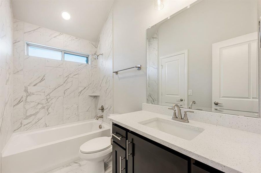 Furnished interior view inside a new home in Hayes Crossing, Midlothian (Image 7).