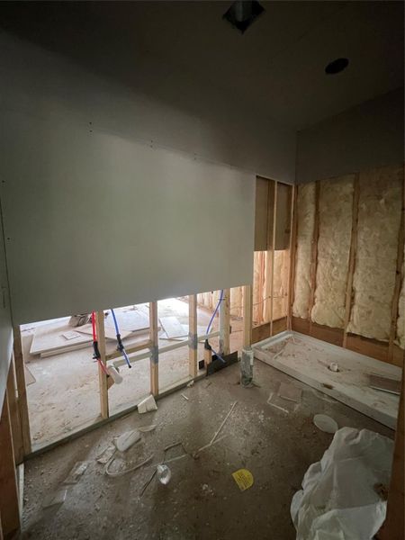 Primary bathroom with a walk-in shower