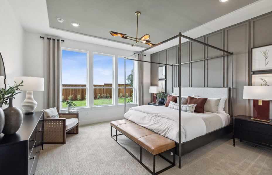 Representative furnished interior of a home built from the Reverence by Del Webb in Del Webb Sonoma Verde, Rockwall (Image 11).