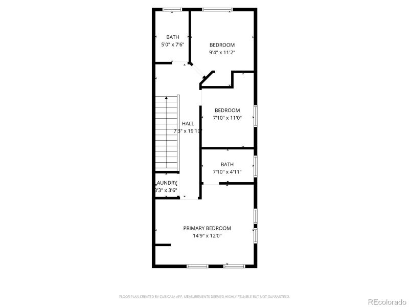 2D floor plan layout of this home in , Denver, CO (Image 5).