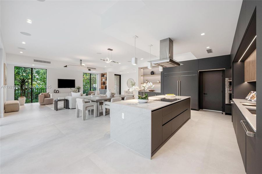 Furnished interior view inside a new home in , Miami (Image 13).