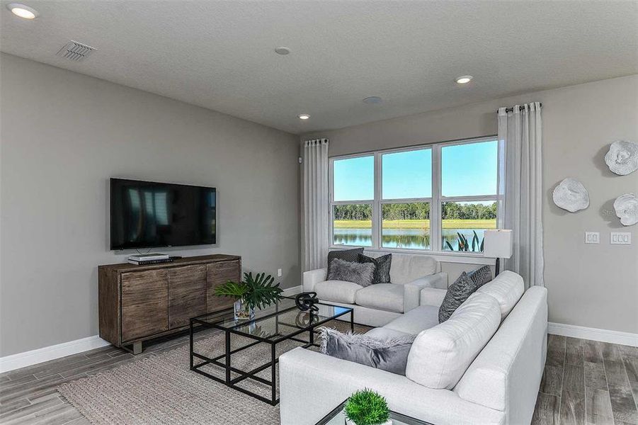 Furnished interior view inside a new home in Del Webb Sunbridge, St. Cloud (Image 28).