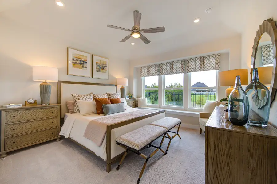 Representative furnished interior of a home built from the Cambridge by Beazer Homes in Gatherings® at Chambers Creek, Willis (Image 8). Representative furnished interior of a home built from the Cambridge by Beazer Homes in Gatherings® at Chambers Creek, Willis (Image 8).