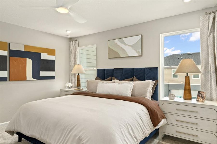 Furnished interior view inside a new home in , Orlando (Image 9).