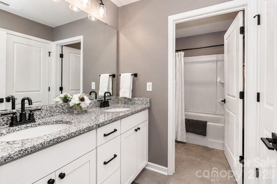 Furnished interior view inside a new home in Falls Cove, Troutman (Image 39).