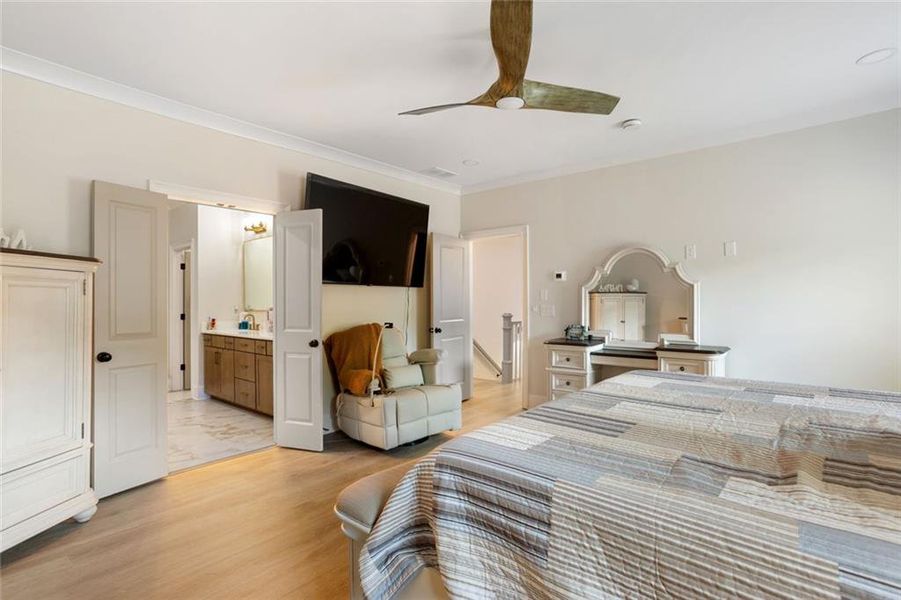 Furnished interior view inside a new home in , Marietta (Image 28).