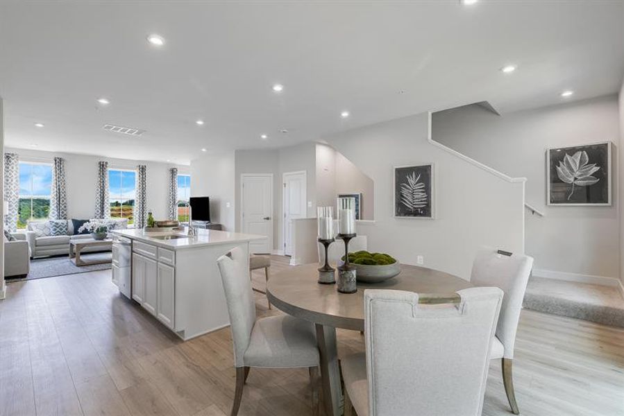 Representative furnished interior of a home built from the Overture by Ryan Homes in Moore Farm Townhomes, Indian Trail (Image 20).