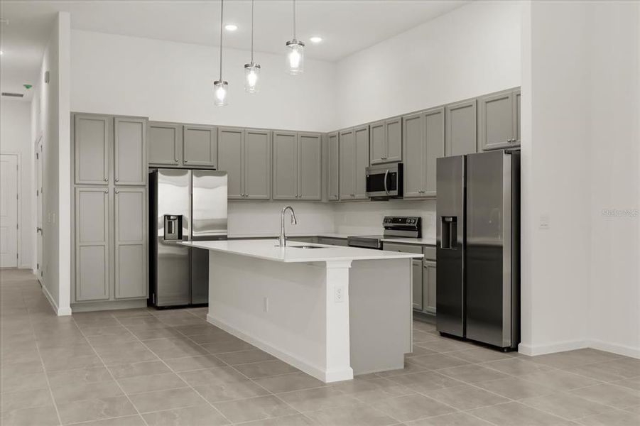 Furnished interior view inside a new home in , Orlando (Image 12).