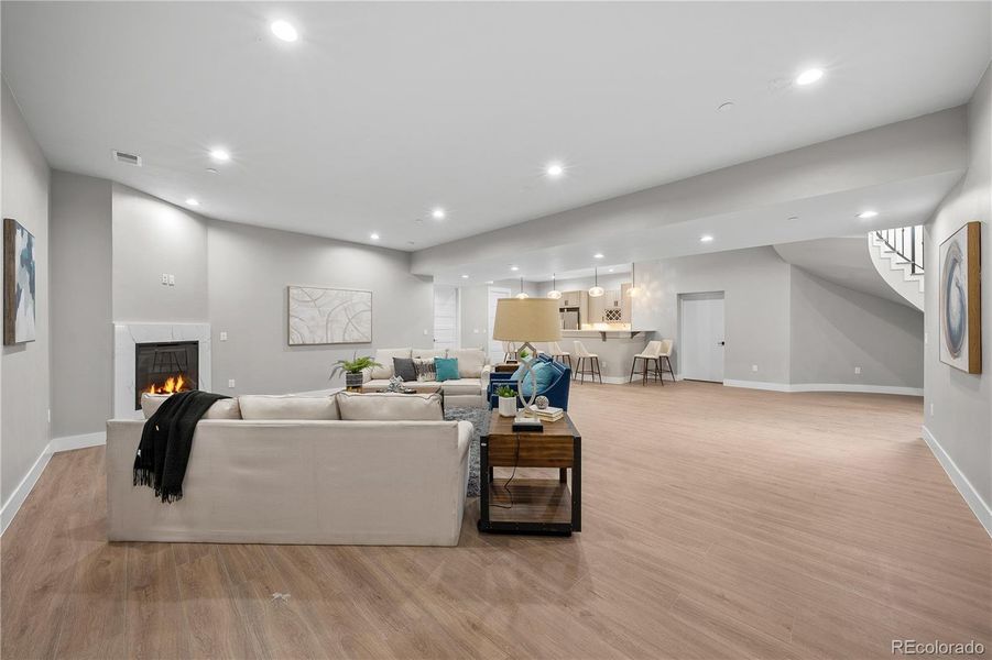 Basement Living Room