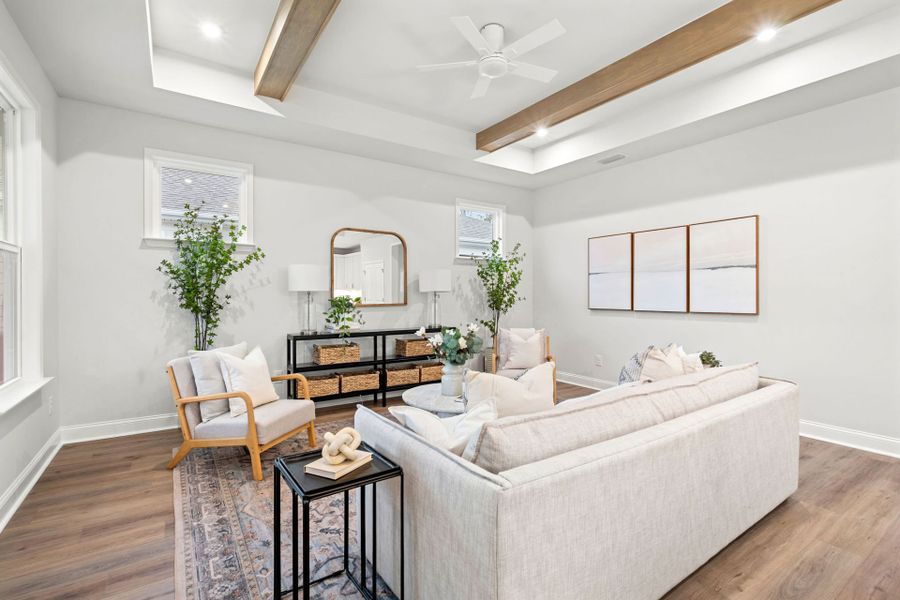 Furnished interior view inside a new home in Sun City Hilton Head, Bluffton (Image 27).