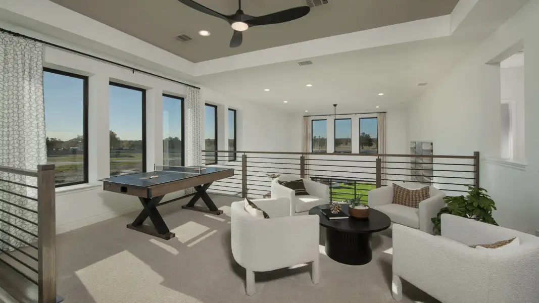 Furnished interior view inside a new home in Grange, Katy (Image 8). Furnished interior view inside a new home in Grange, Katy (Image 8).