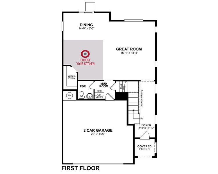 2D floor plan layout of this home in Bethany Grove, Glendale, AZ (Image 5).