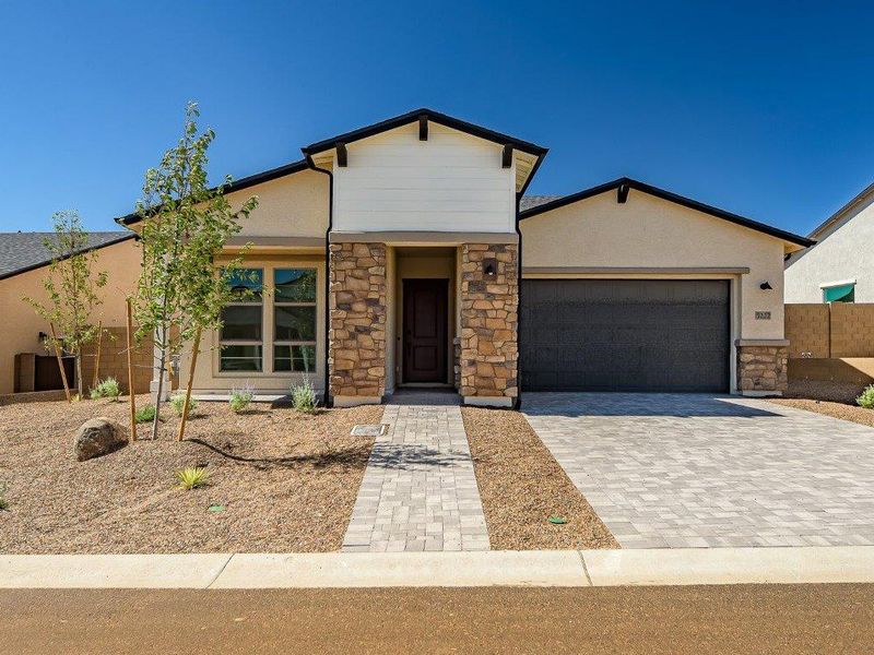 Exterior details and patio area of a home in Horizon at The Dells, Prescott (Image 3).