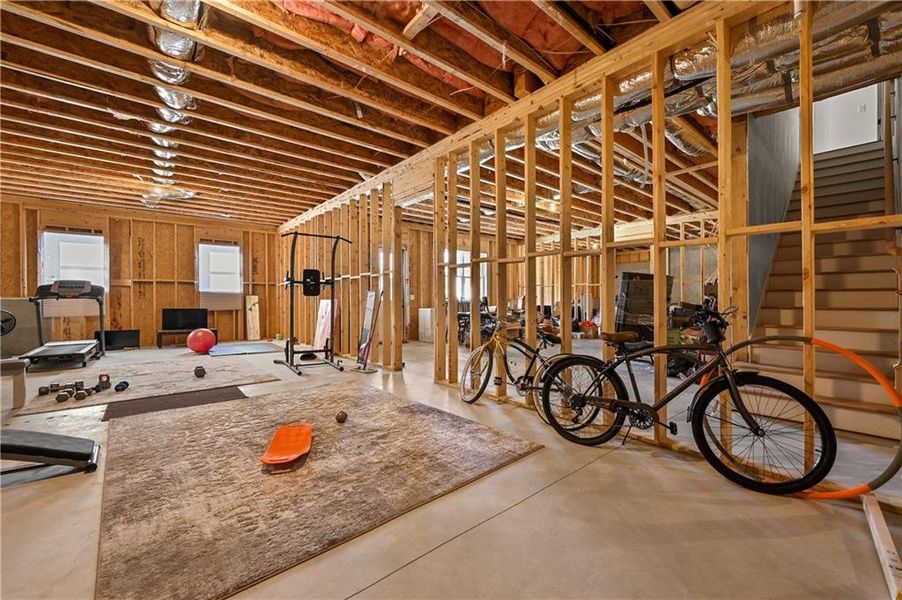 In-progress construction of a new home in , Buford, GA (Image 41).