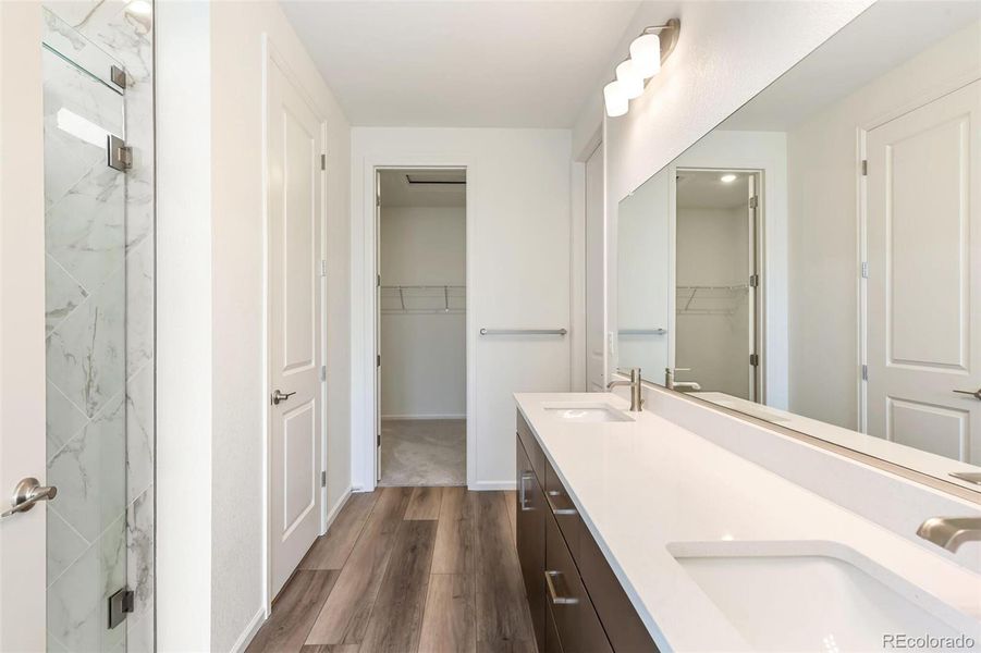 Furnished interior view inside a new home in Terrain Oak Valley, Castle Rock (Image 12).