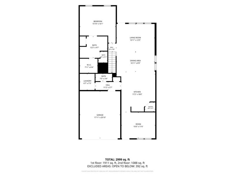 2713 Jumeirah Lane! first-floor plan.