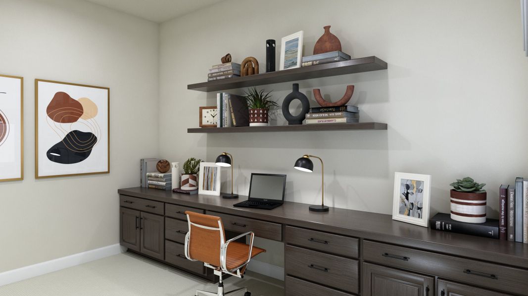 Representative furnished interior of a home built from the The Isleworth by Trumark Homes in RainDance, Windsor (Image 13).