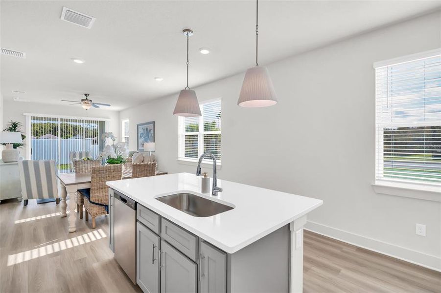 Furnished interior view inside a new home in , Hudson (Image 5).