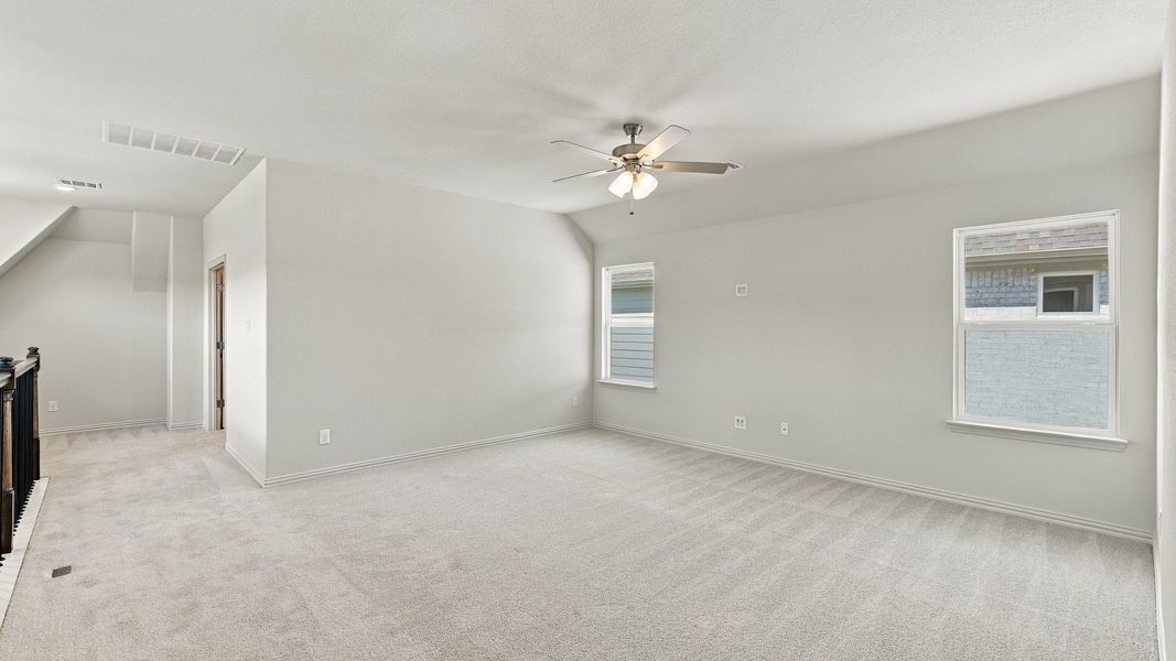 Furnished interior view inside a new home in Westridge Journey, McKinney (Image 29).