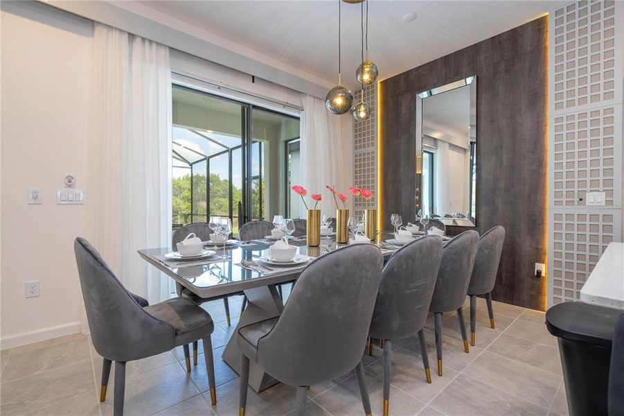 Furnished interior view inside a new home in , Orlando (Image 16).