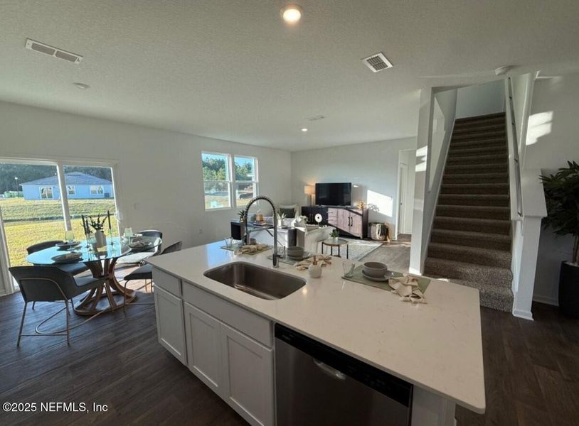 Furnished interior view inside a new home in The Arbors, Jacksonville (Image 7).
