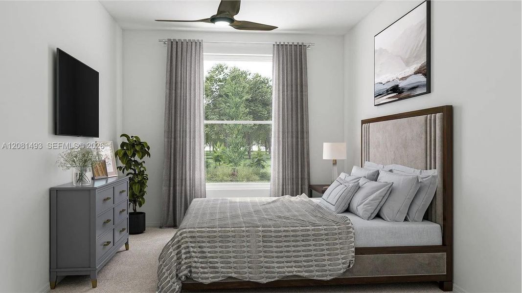 Furnished interior view inside a new home in Solstice, Miami (Image 5).