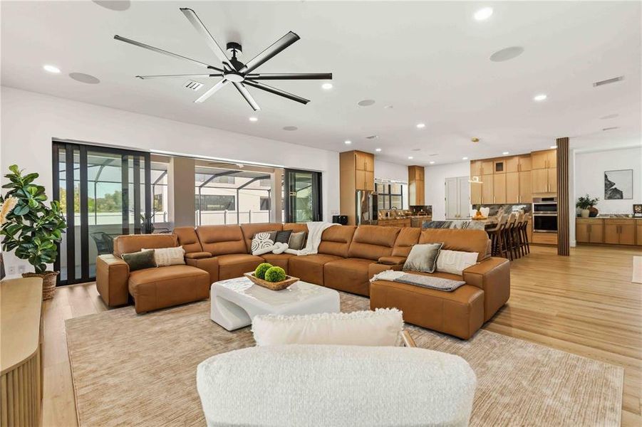 Furnished interior view inside a new home in , Tampa (Image 11).
