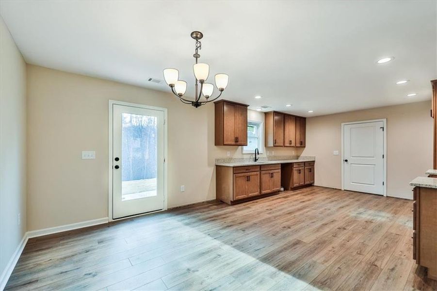 Furnished interior view inside a new home in , Rockmart (Image 7).