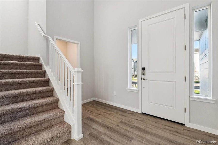 Spacious, unfurnished interior of a new home in Floret Collection at Alder Creek, Parker (Image 18). Spacious, unfurnished interior of a new home in Floret Collection at Alder Creek, Parker (Image 18).