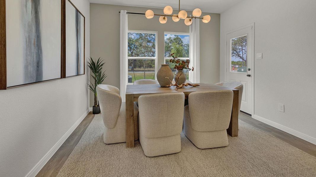 Furnished interior view inside a new home in Paramount, Kyle (Image 14).