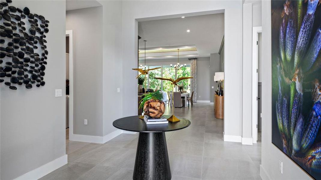 Furnished interior view inside a new home in The Reserve at Victoria, Deland (Image 8).