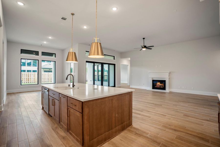 Furnished interior view inside a new home in Colton, Todd Mission (Image 9). Furnished interior view inside a new home in Colton, Todd Mission (Image 9).