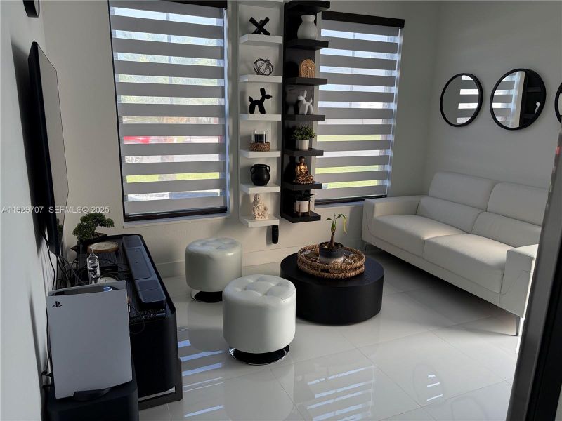 Furnished interior view inside a new home in , Homestead (Image 2). Furnished interior view inside a new home in , Homestead (Image 2).