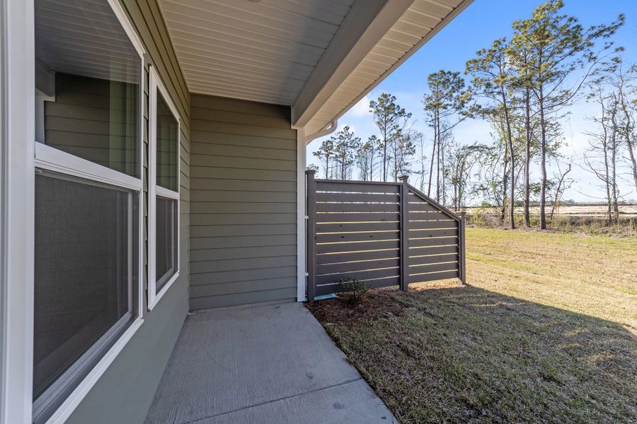 Exterior details and patio area of a home in Blue Heron Retreat, Little River (Image 3). Exterior details and patio area of a home in Blue Heron Retreat, Little River (Image 3).
