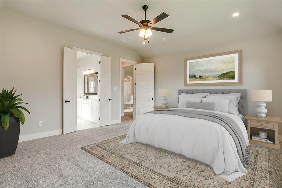 Furnished interior view inside a new home in Paloma Ranches, New Fairview (Image 4).