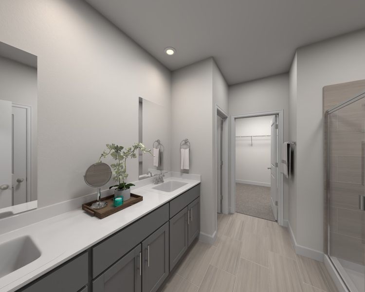 Furnished interior view inside a new home in Buffalo Ridge, Newton (Image 9).