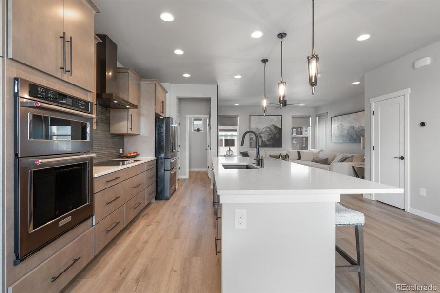 Furnished interior view inside a new home in , Colorado Springs (Image 27). Furnished interior view inside a new home in , Colorado Springs (Image 27).