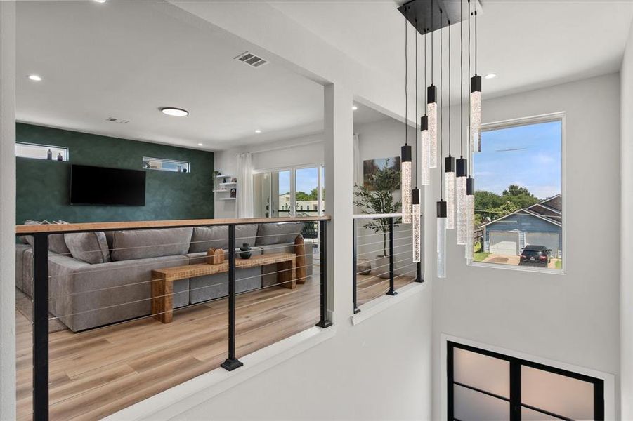 Furnished interior view inside a new home in , Dallas (Image 13). Furnished interior view inside a new home in , Dallas (Image 13).