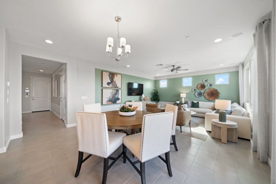 Representative furnished interior of a home built from the 35-4 by Taylor Morrison in Parkside, Phoenix (Image 8).